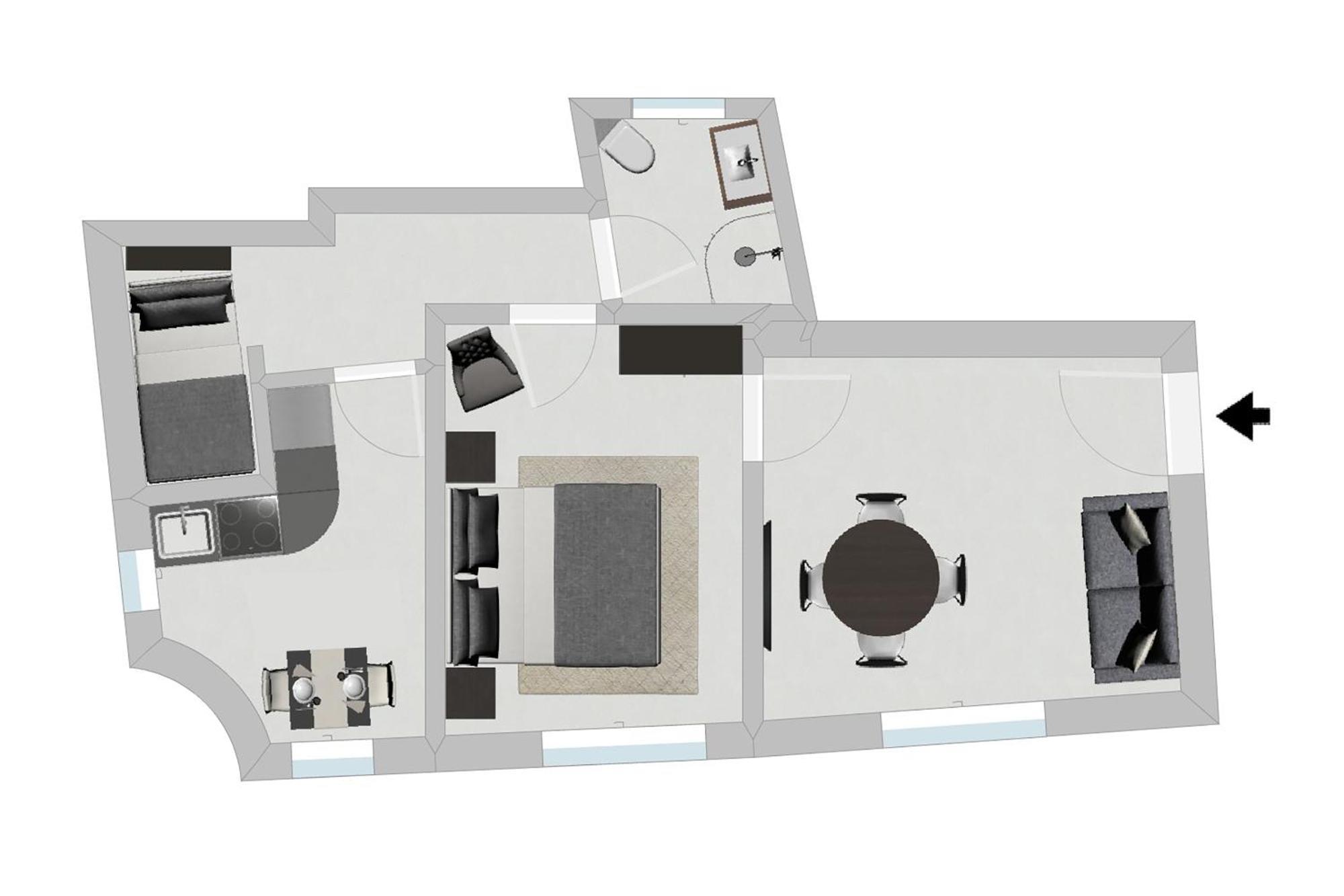 Feichter Hotel & Bistro Bolzano Rom bilde