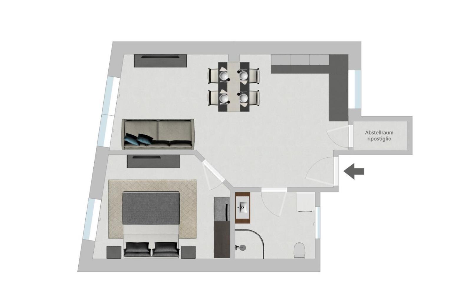 Feichter Hotel & Bistro Bolzano Rom bilde